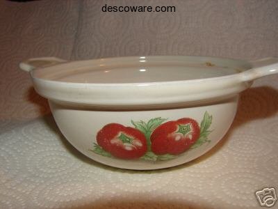 descoware.com-very old small bowl tomato